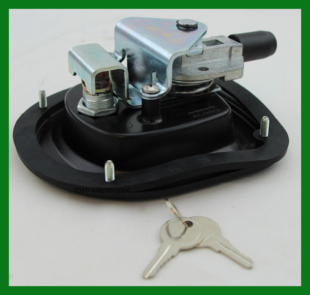 Die Cast Compression Latch Locking Chrome T-Handle with Keys -LL9000