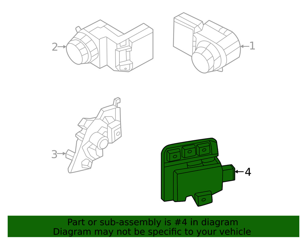 Genuine Kia Blind Spot Radar 99140-CV000