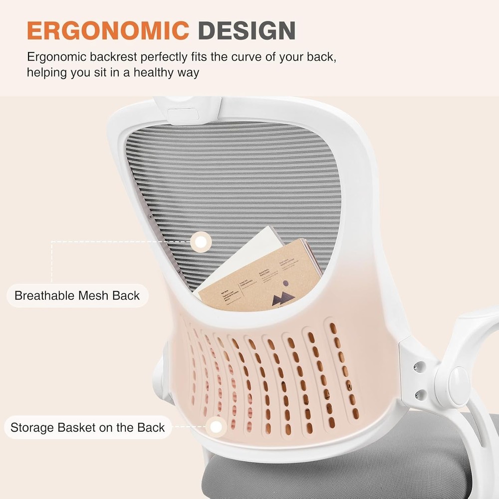 Home Office Desk Chair Ergonomic High-Back Mesh Rolling Work Computer Chairs
