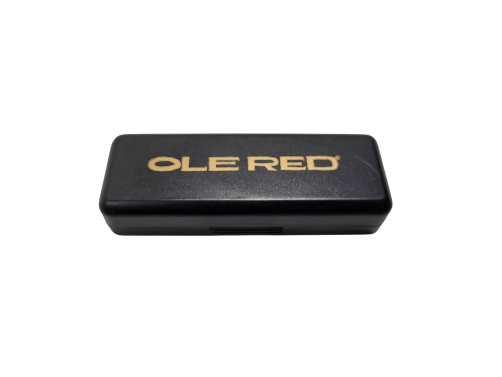 Ole Red Key of C Harmonica Beginner Red OR Harmonica with Hard Case