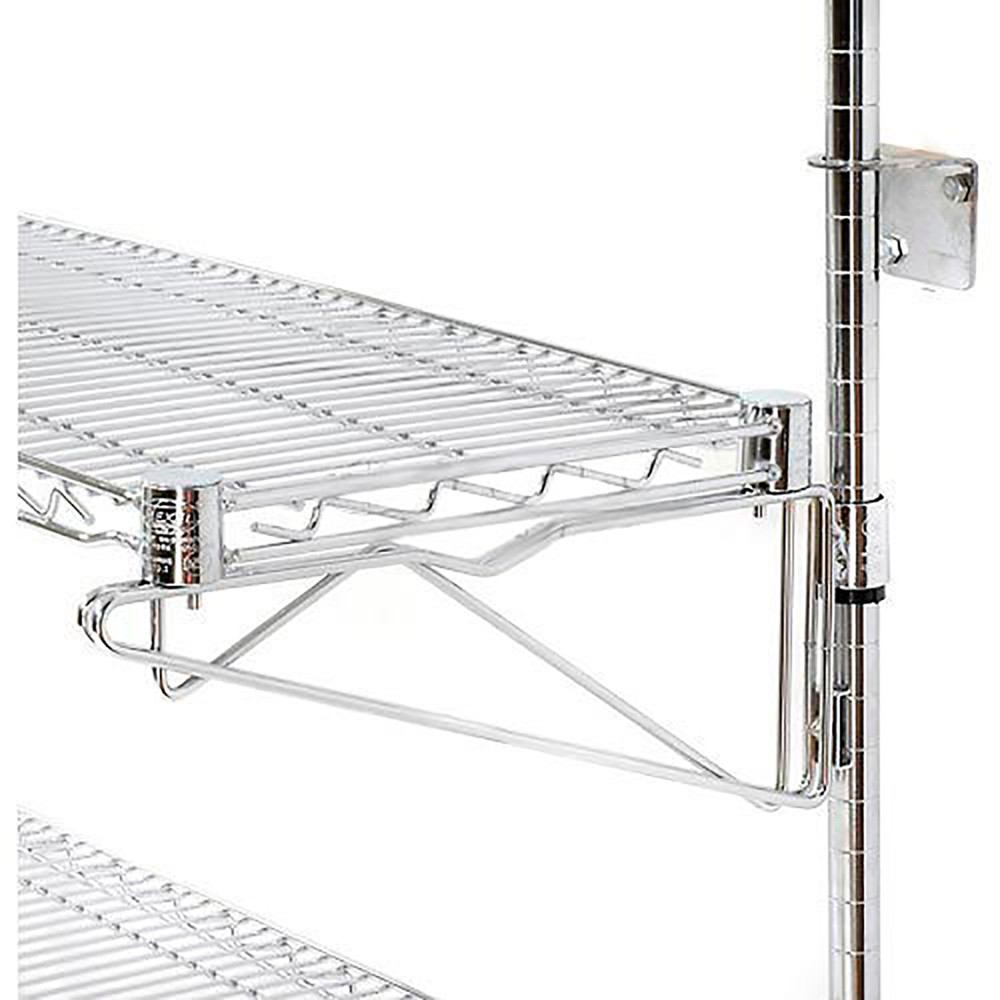 Nexel Poly-Green Wall Mount Wire Shelf Additional Level 36"W x 18"D