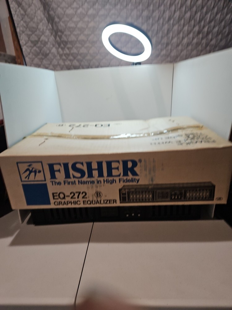 Fisher EQ-272 Graphic Equalizer 80s JAPAN With Original Box