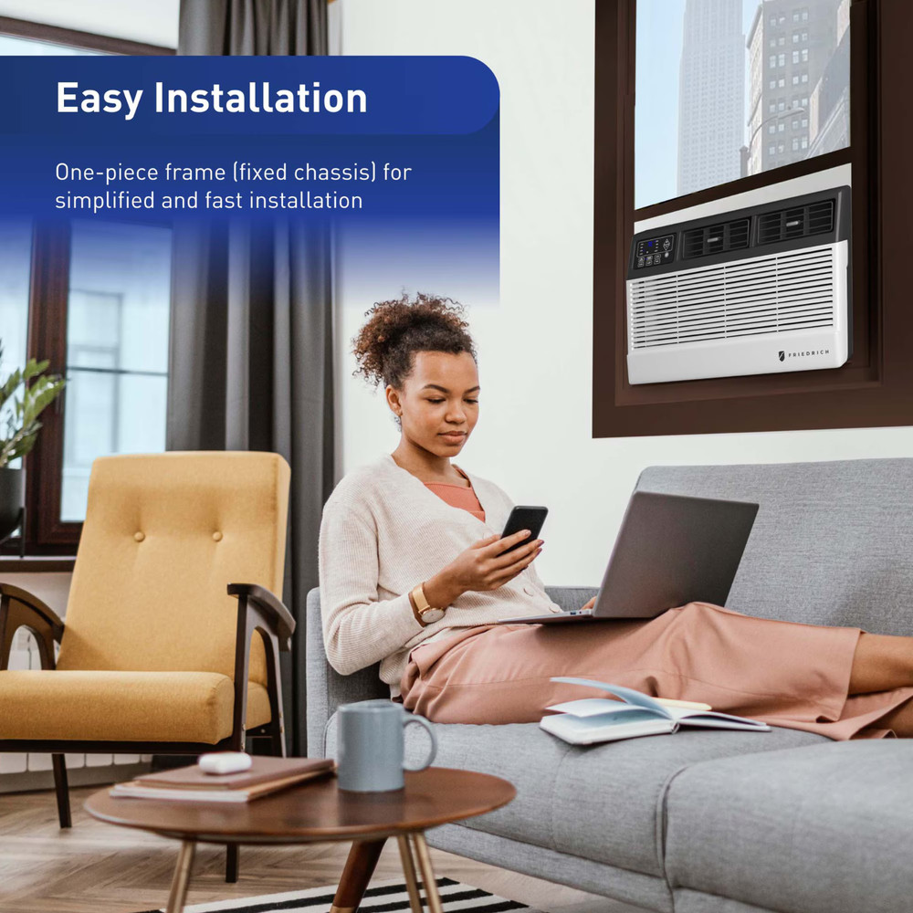 Friedrich 6000 BTU Window Smart Air Conditioner w/ Remote