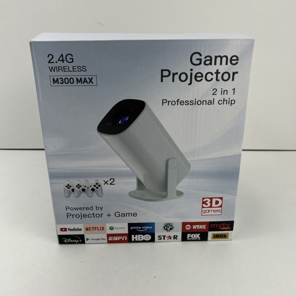 Game Projector 2.4G Wireless M300 Max