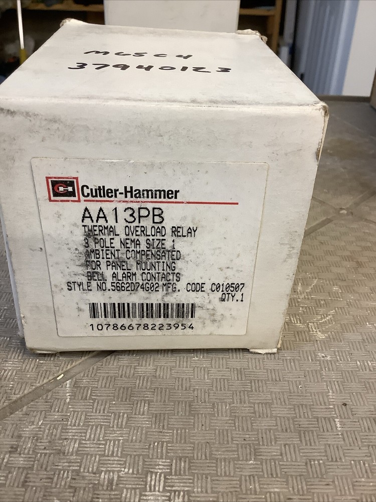 Cutler-Hammer Thermal Overload Relay AA13PB