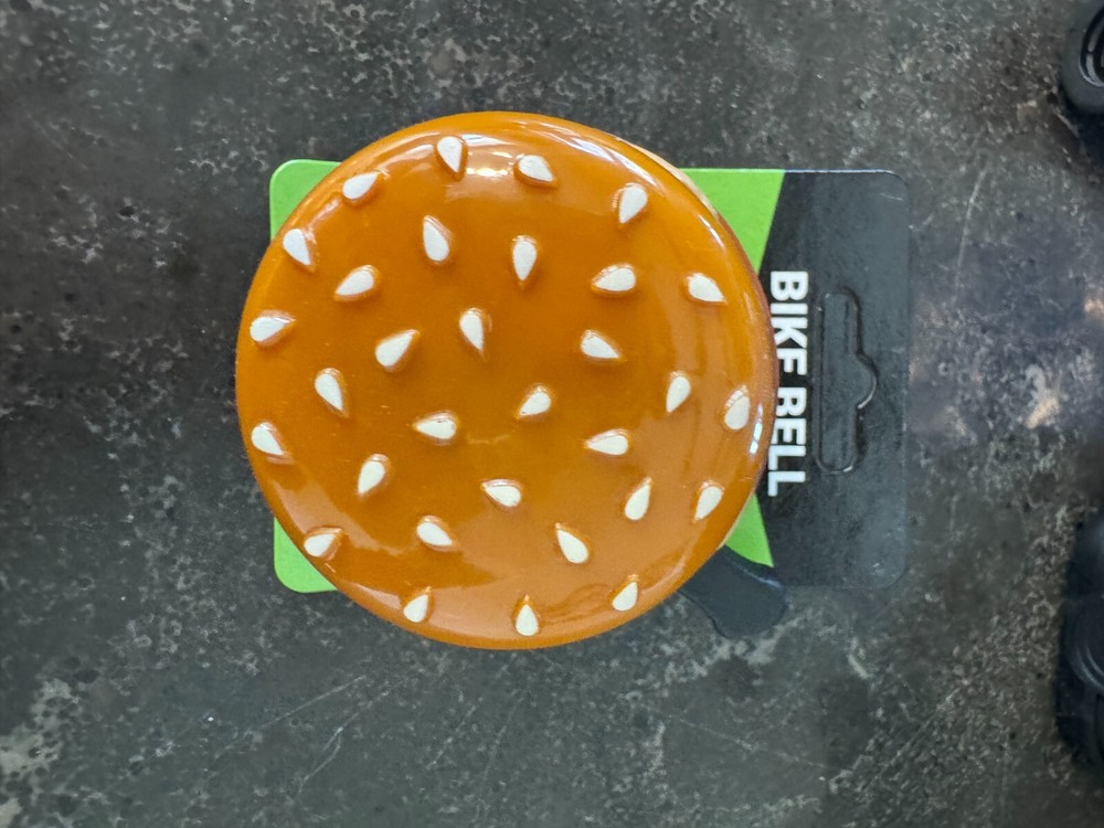 Hamburger Bicycle Bell Thumb Ringer Beach Cruiser
