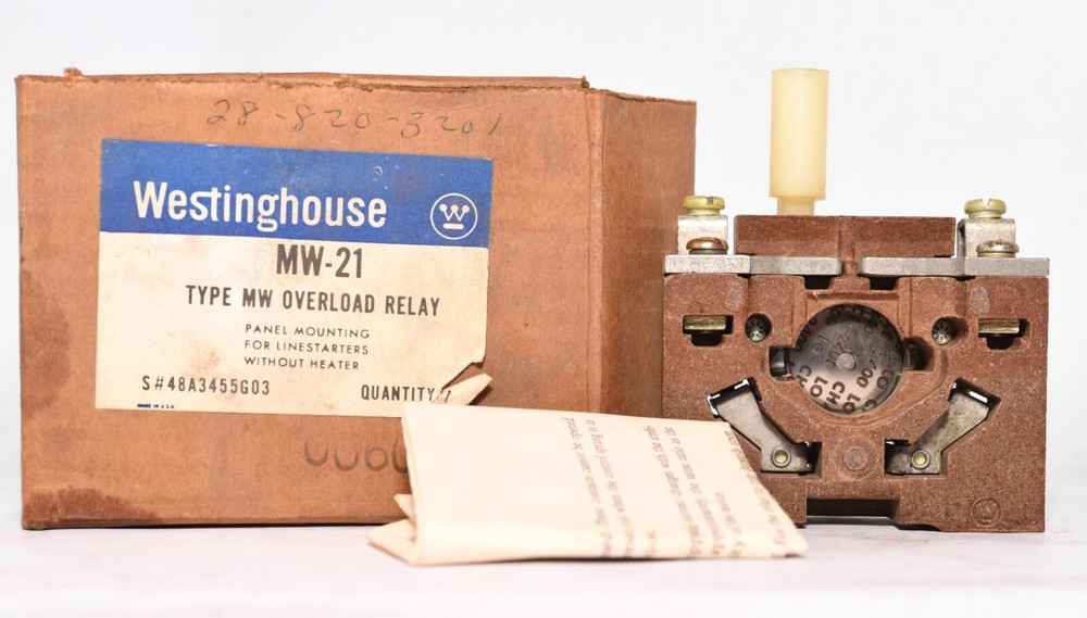 Westinghouse MW-21 Overload Relay USED
