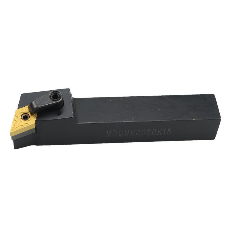 KLOT 2PCS MDQNR/L Turning Holder Square Shank Indexable Lathe Tool DNMG Inserts