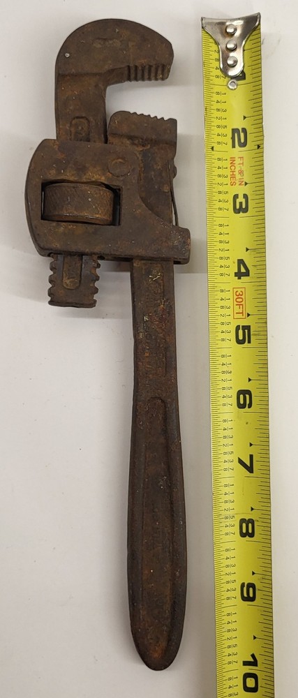Vintage Stillson Pipe Wrench #10 Used
