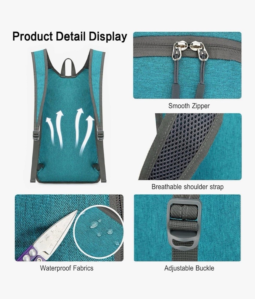 Casual Lightweight Backpack Foldable Dayback For Men And Women