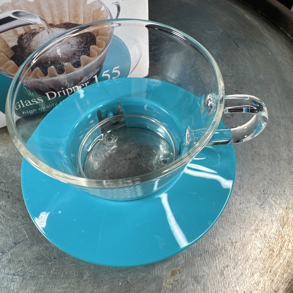 Wave Pour over Coffee Dripper, Size 155, Makes 8oz, Single Cup Maker