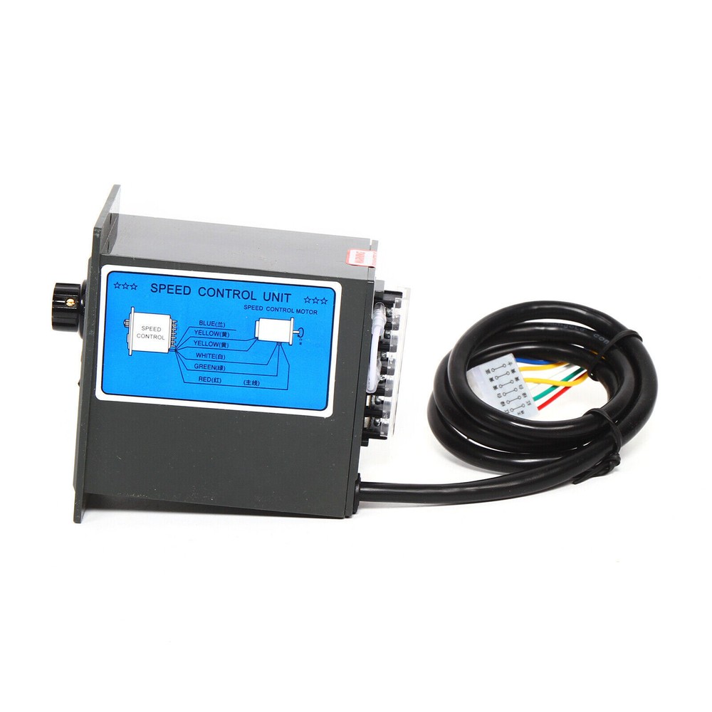 AC Gear Motor Electric &​Variable Speed Reduction Controller 0-90RPM Torque 15K