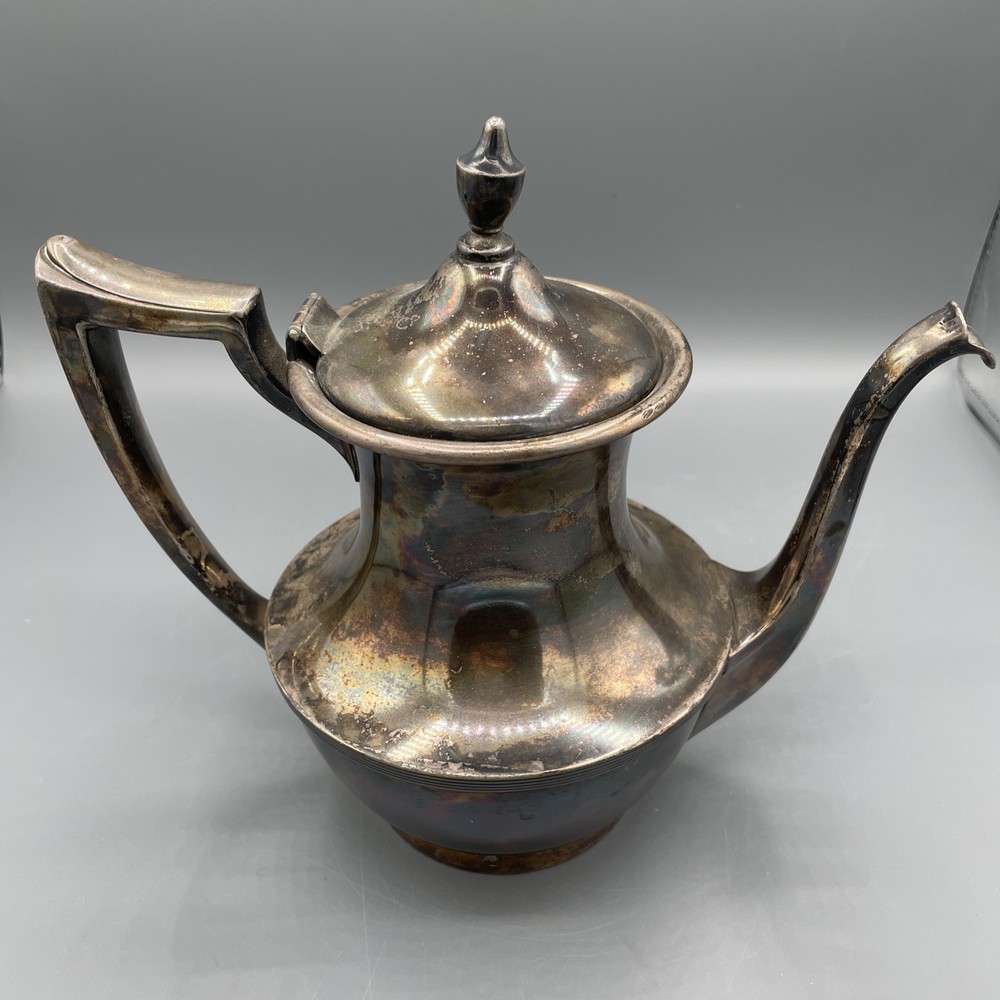 Silver Plated Teapot Marked ASG 283