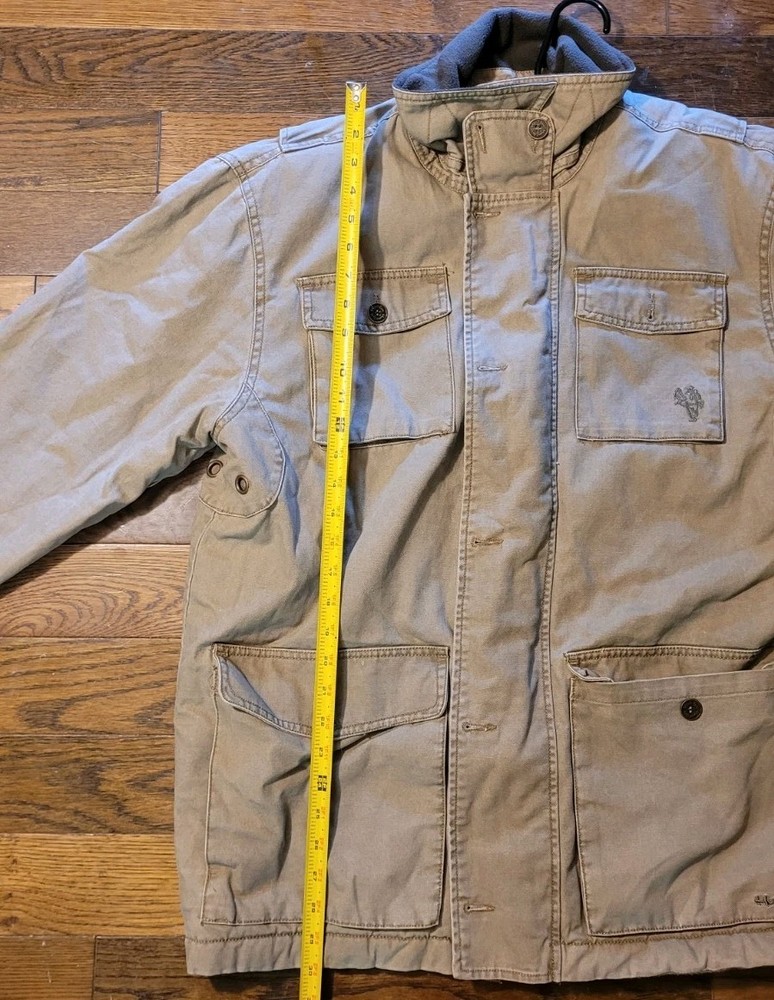 Hunt Bum Original Deer Gear Brown Jacket Size Large