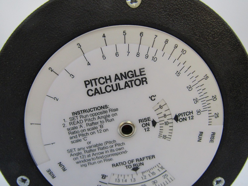 Empire 36 Magnetic Polycast Protractor – 360° Dial, Adjustable Pointer
