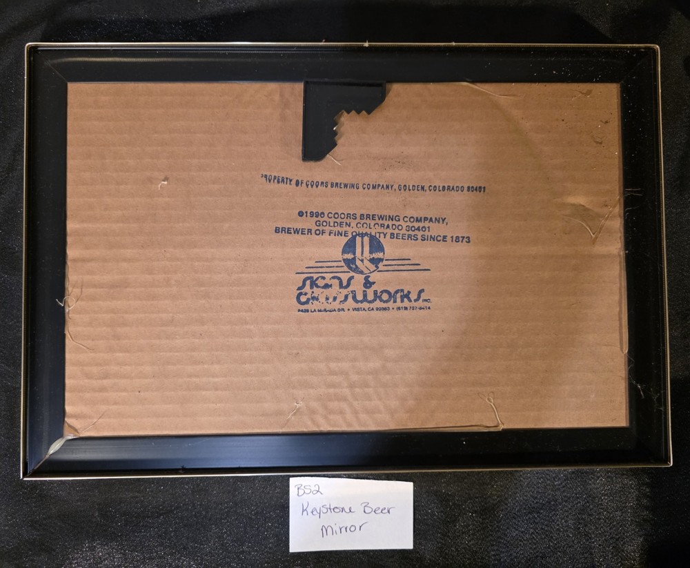 Vintage Keystone Beer Mirror 15 X 10