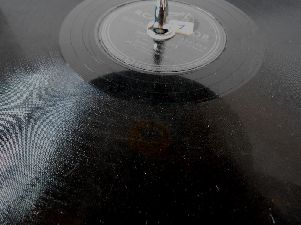 Vinyl Record Cupcake Stand-Lot# 85