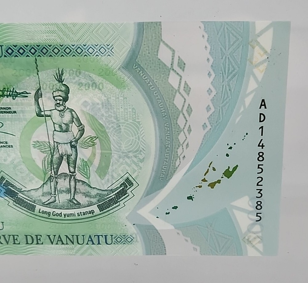 Vanuatu, 2000 Vatu, 2014, POLYMER, Birds