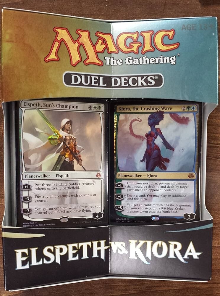 Magic Mtg ELSPETH VS KIORA Duel Deck!