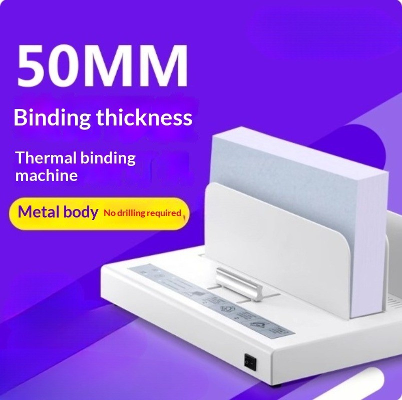 Compact Home Office Fully Automatic Wireless Wire-O Binding Machine JZ-50S