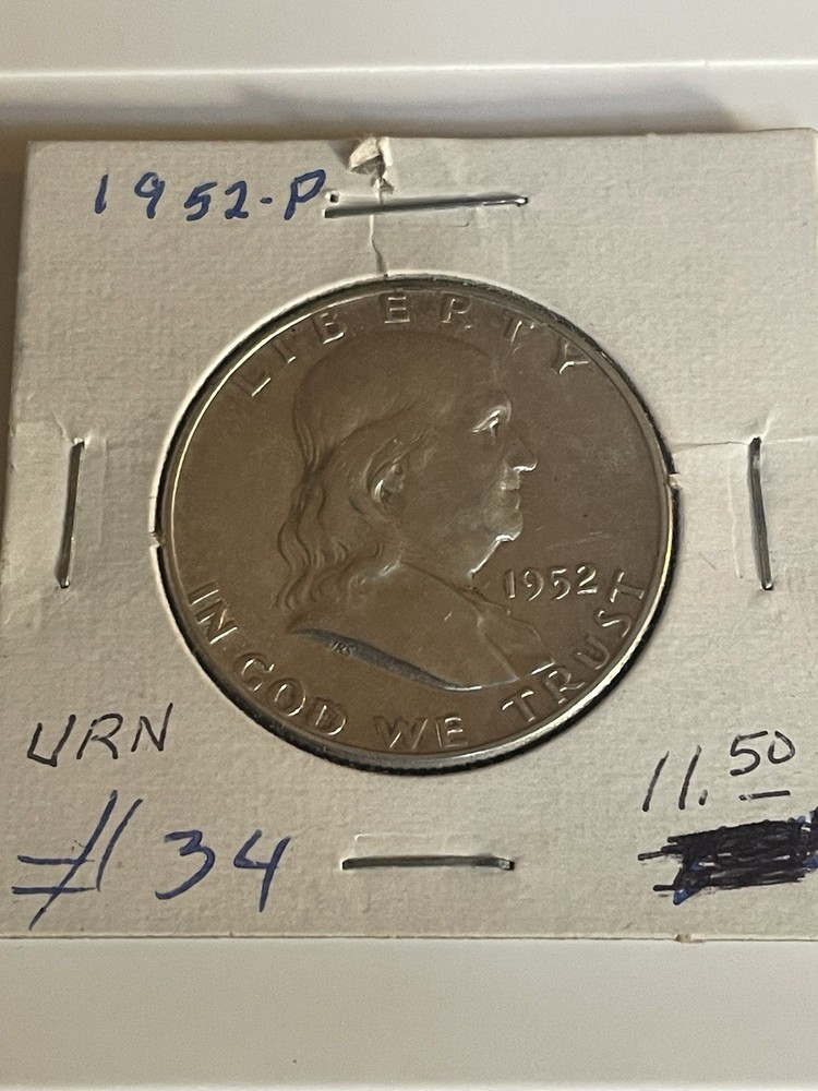 1952 Franklin Half Dollar 50c