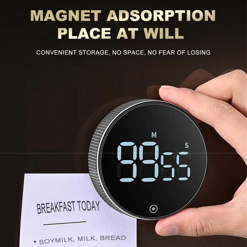 Magnetic Kitchen Timer Digital Timer Manual Countdown Rotary Timer Mechanical Co