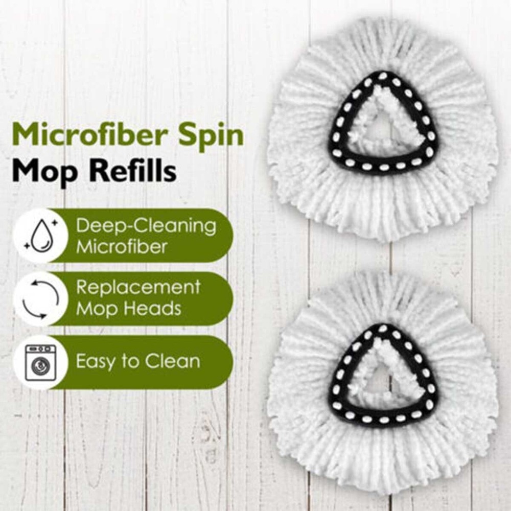 Scrub Brush, 1-4 Pack Spin Mop Scrub Brush Head Compatible for O Cedar Easywring