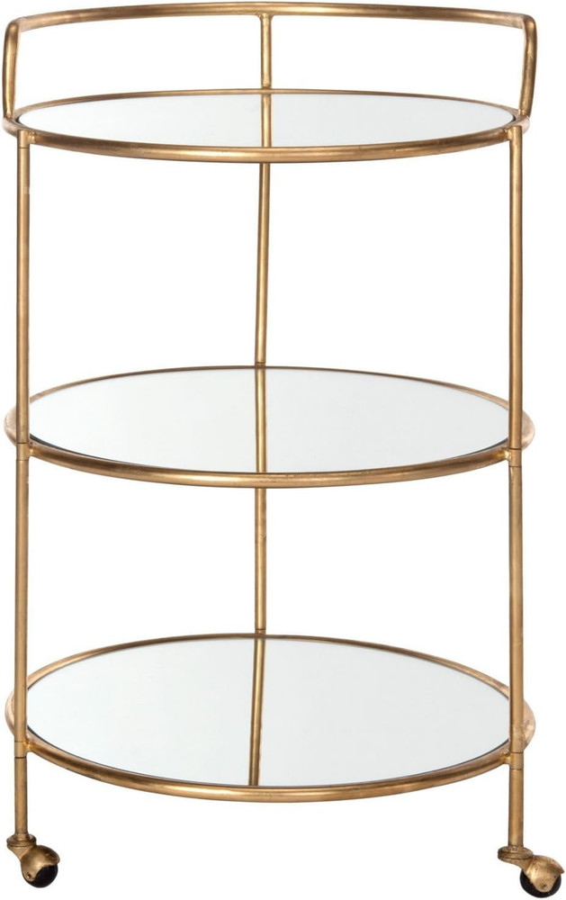 Home Collection Dulcinea Silver Bar Cart