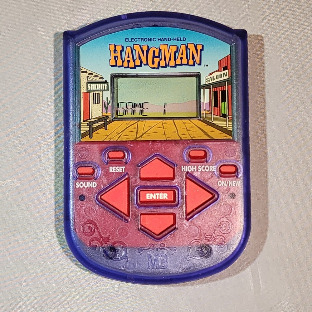 Milton Bradley Electronic Hand-Held Hangman