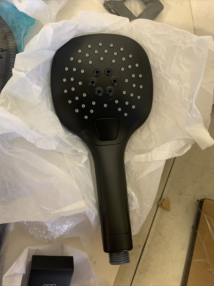 NEW POP Sanitaryware Matte Black Shower System Ceiling Mount Set