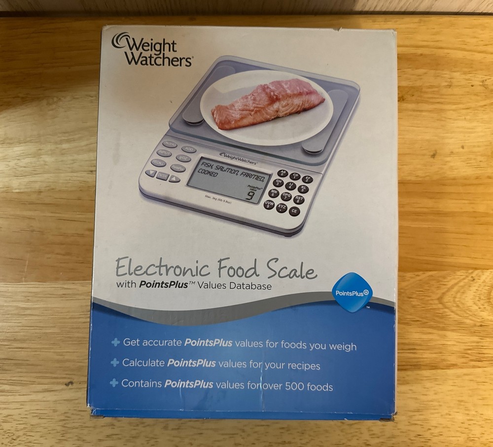 Weight Watchers Electronic Food Scale PointsPlus Values Database New in Open Box