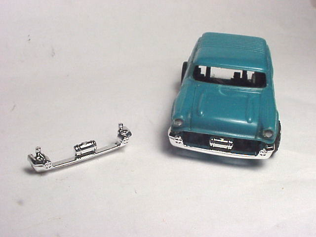 AFX 57 CHEVY FRONT BUMPER . NEW PLASTIC INJECTION MOLDED