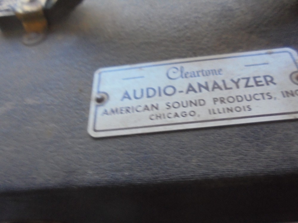 cleartone Audio Hearing Analyzer Case AS IS UNTESTED See details