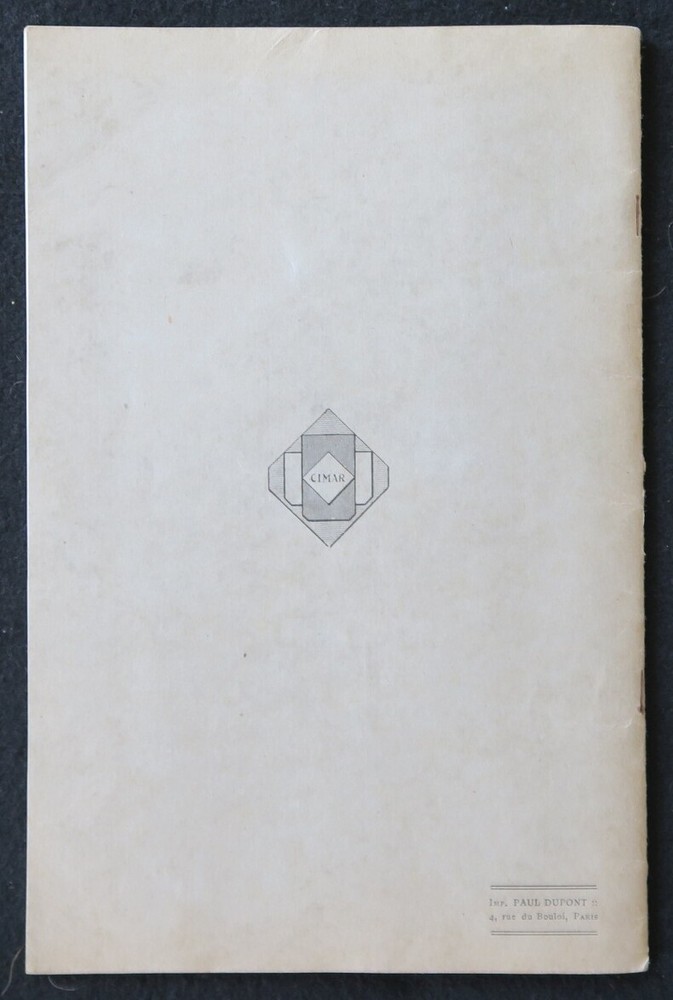 1923 CIMAR Artificial Slate and Cement Catalog Catalog