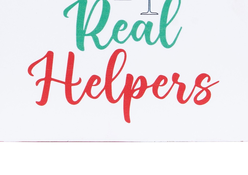 Santa's Real Helpers Shelf Block