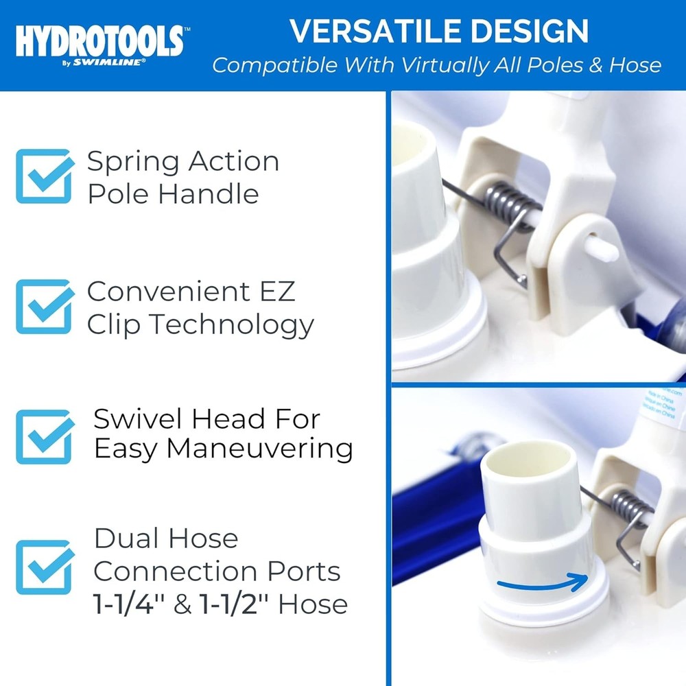 Hydrotools Weighted Pool Vacuum Head for Inground & Above Ground Pools