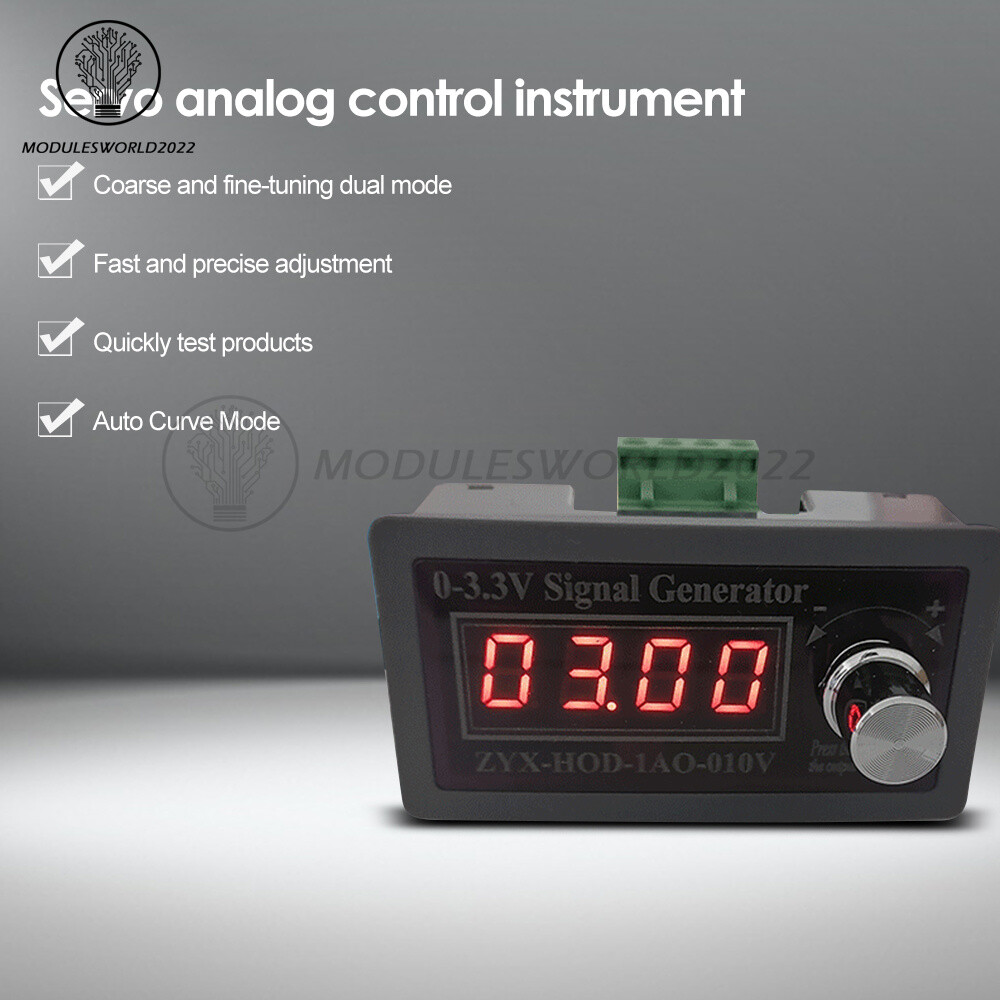 Signal Generator Transmitter Adjustable Current Voltage Analog 0-3.3V/0-10V/±10V