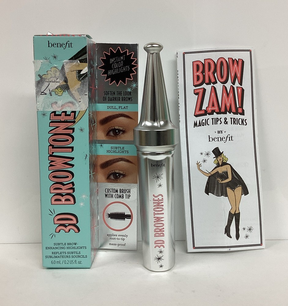 Benefit 3D Browtones Instant Color Highlights #4 Medium/Deep 0.2 Oz, As Pictured