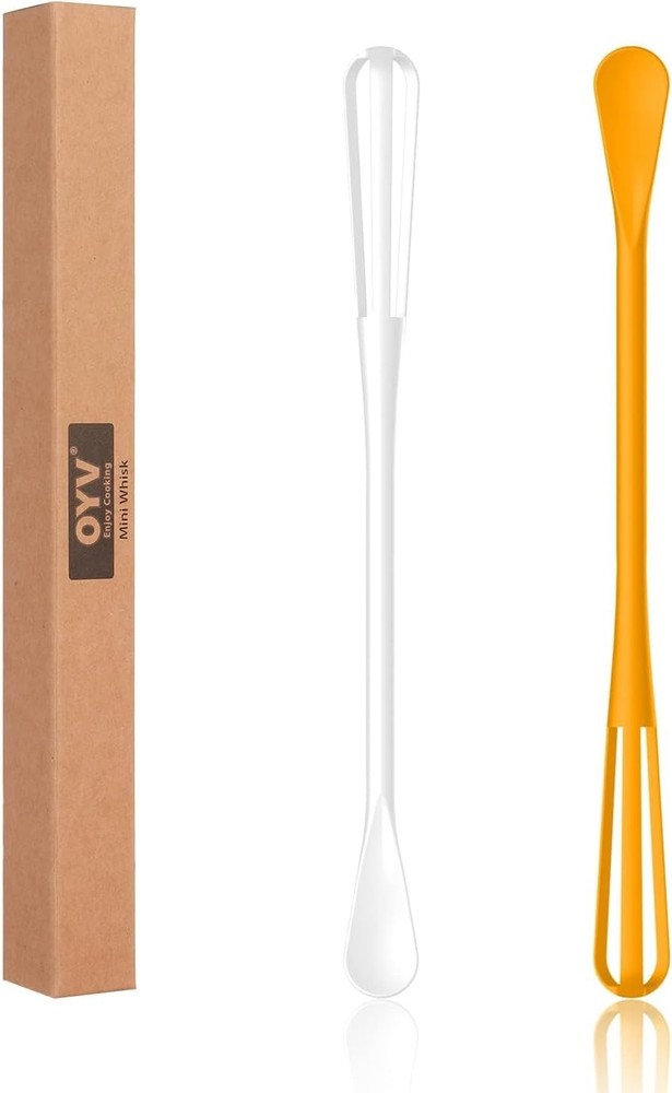 Rust-Free Mini Whisk Set with Spoon - Ideal for Easy Mixing & Culinary Tasks