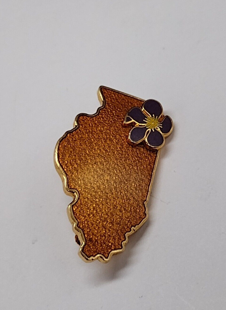 Illinois State Flower Lapel Pin