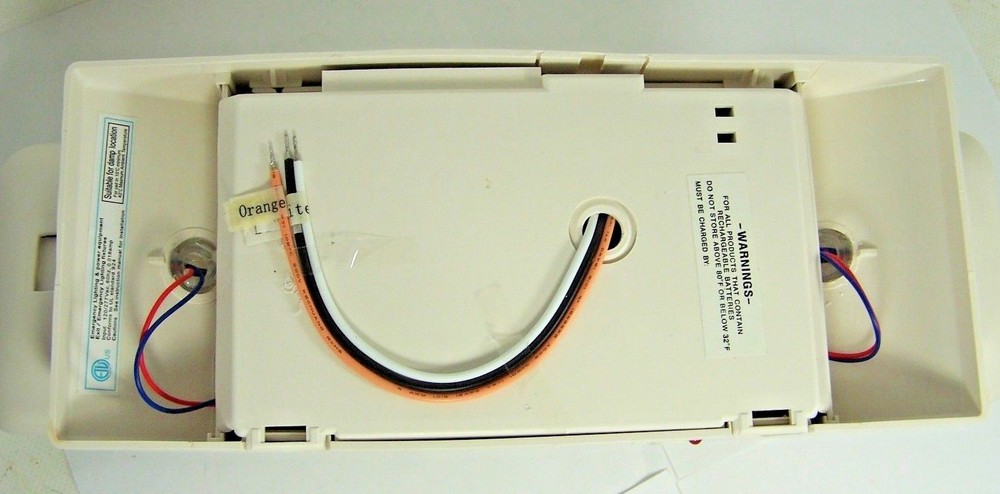 Emergency Light Fixture - Battery Powered