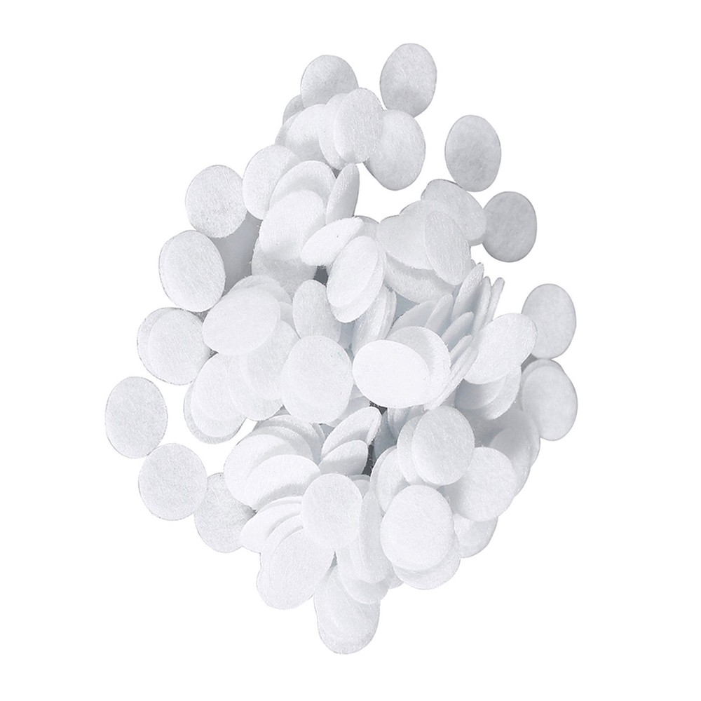 100pcs Cotton Filter Round Filtering Pads For Blackhead Removal Machine 40mm WT