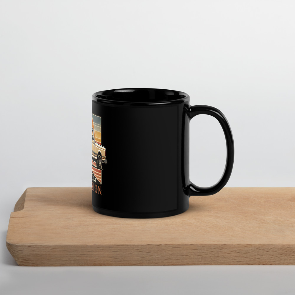 1992-1996 OBS Ford Black Glossy Mug
