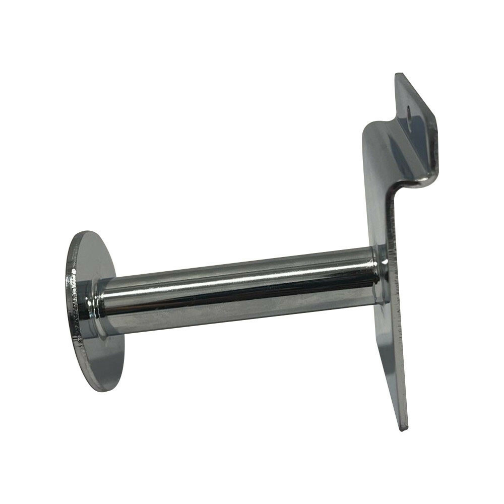 10 Pcs 3'' Chrome Single Garment Hook Slatwall Fitting Display Hanger Disc End
