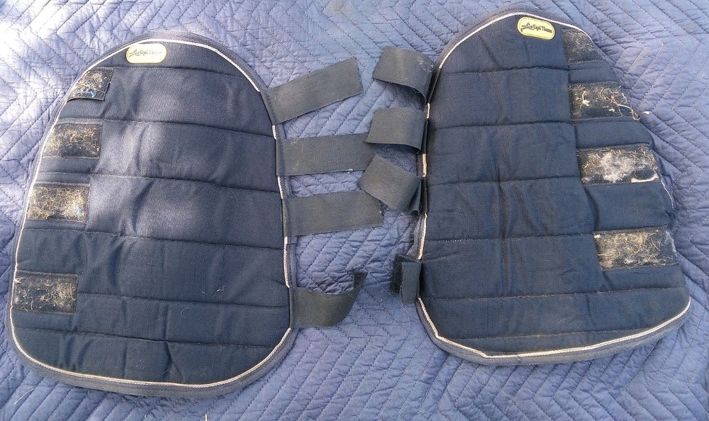 EquiTheme Navy Blue Shipping Travel Boots
