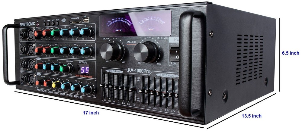 Karaoke System Complete 2000W by Unlimitted Youtube Songs by Iphone & Android PC