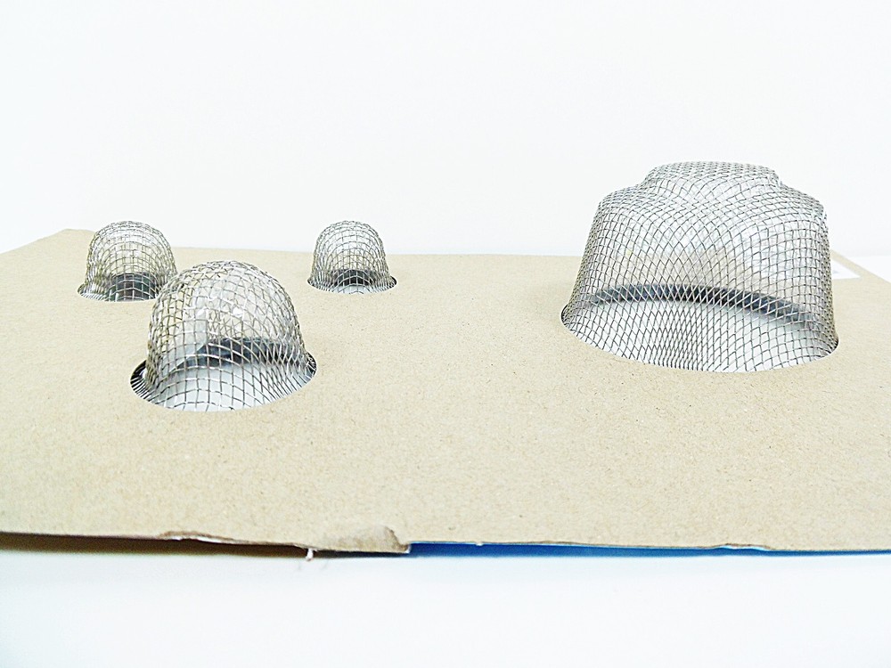 4 pc Steel Mesh Sink Drain Strainers Bath Kitchen Sinks Strainer Basket Baskets