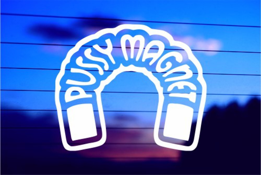 Pussy Magnet Vinyl Decal