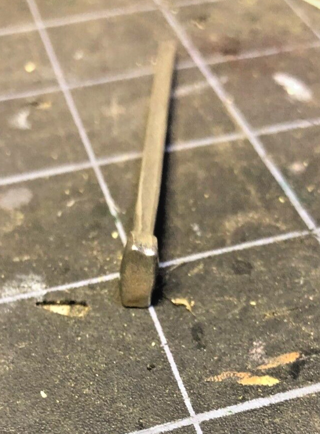 (48) Square Nails 2.5" Straight Cut Square Head
