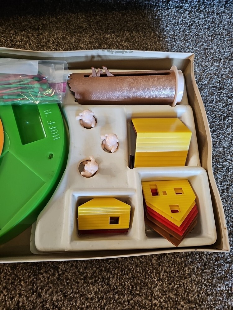 1968 VINTAGE Huff 'N Puff Board Game - Schaper Complete?